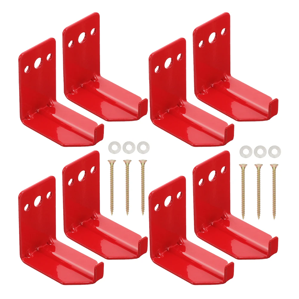 

Fire Extinguisher Bracket Inclined Hole Wall Mount Hanger Iron Holders 20lbs L Shape Easy Install Classroom Office Boat Vehicle
