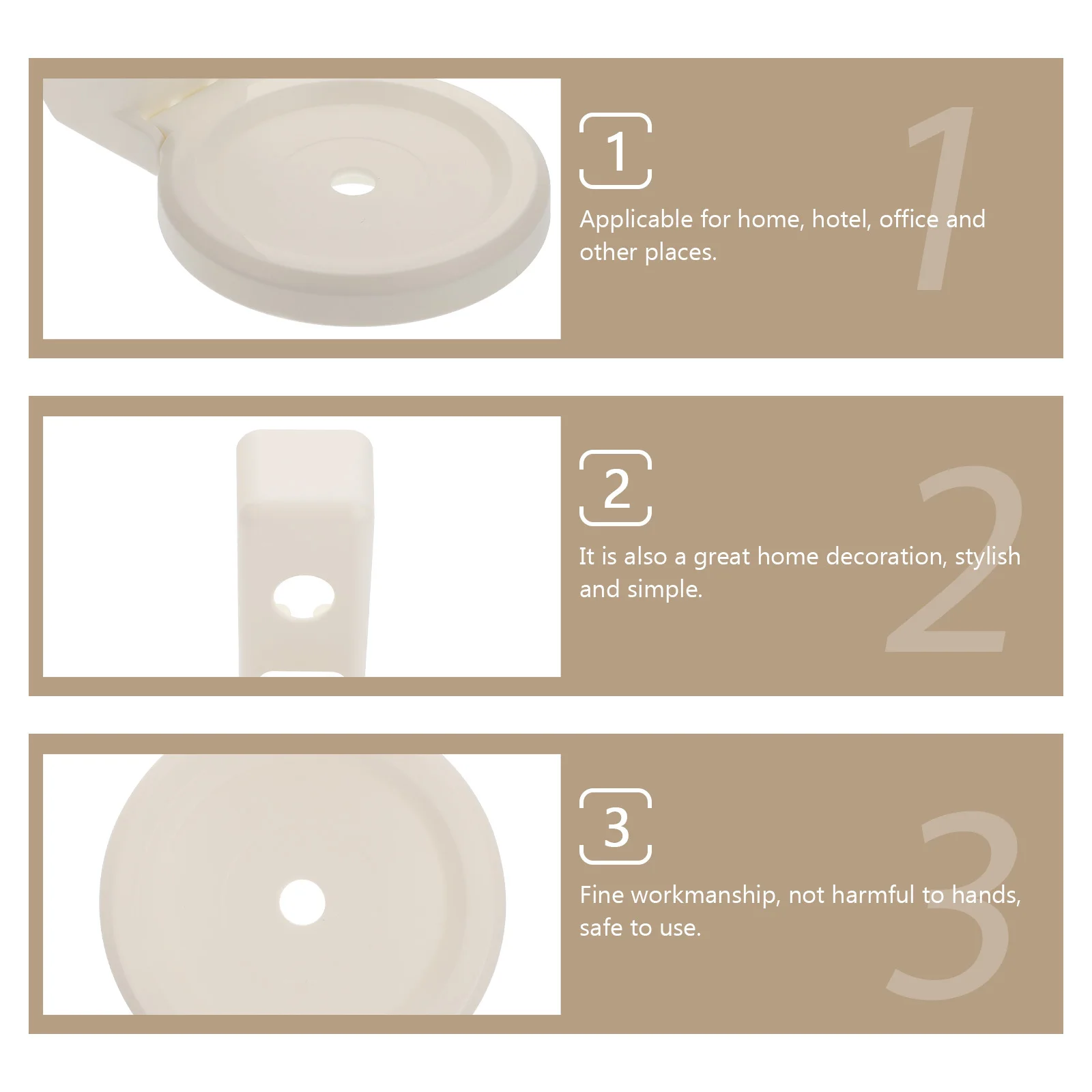 

1 Speaker Wall Mount Bracket No Drill Required Easy Install For Home Office Hotel Punch-Free Wall Rack Voice Box