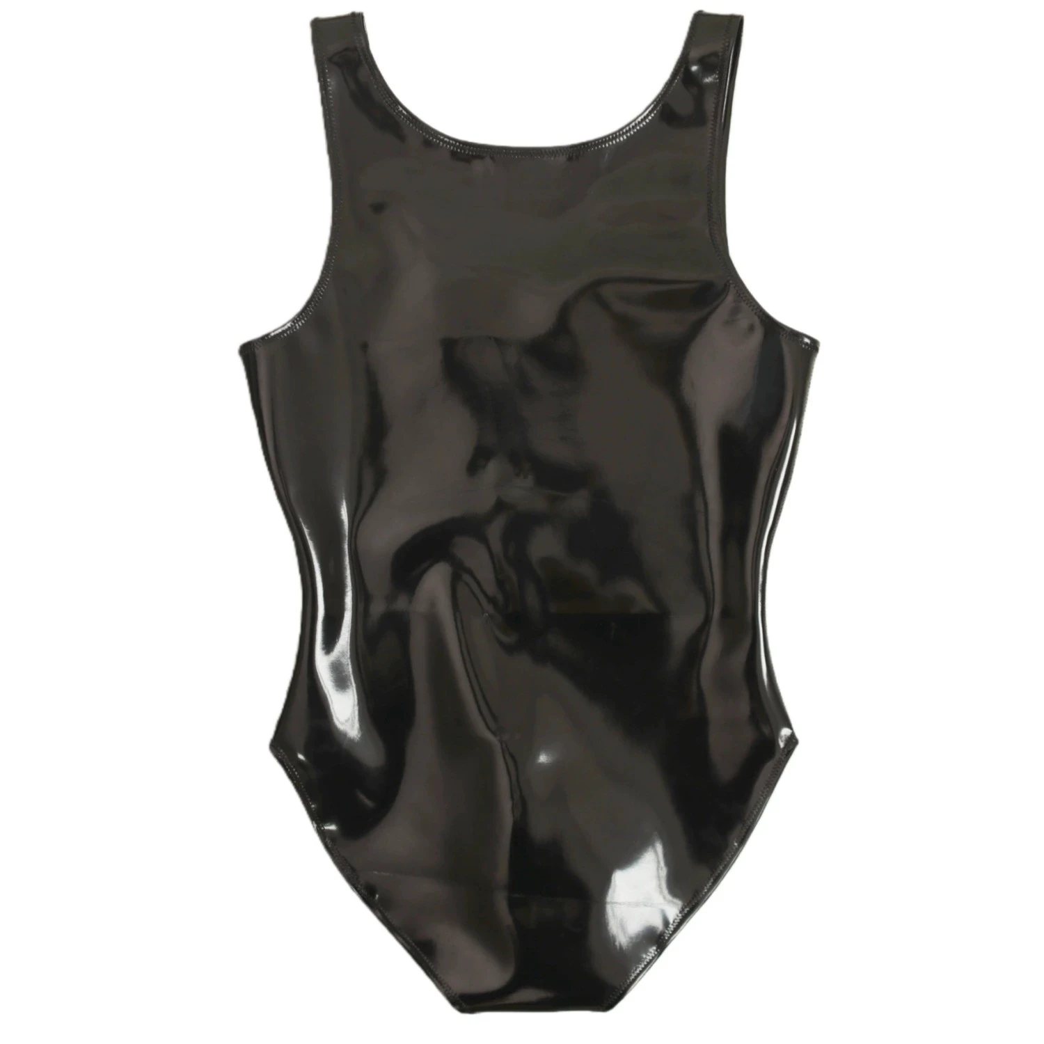 جديد القماش اللاتكس الرجال نيسيس سترة مثير U الانتفاخ الحقيبة ارتداءها بولي PU لامعة رجل المرحلة تشكيل ملهى ليلي الجوارب المرنة الموضة #1