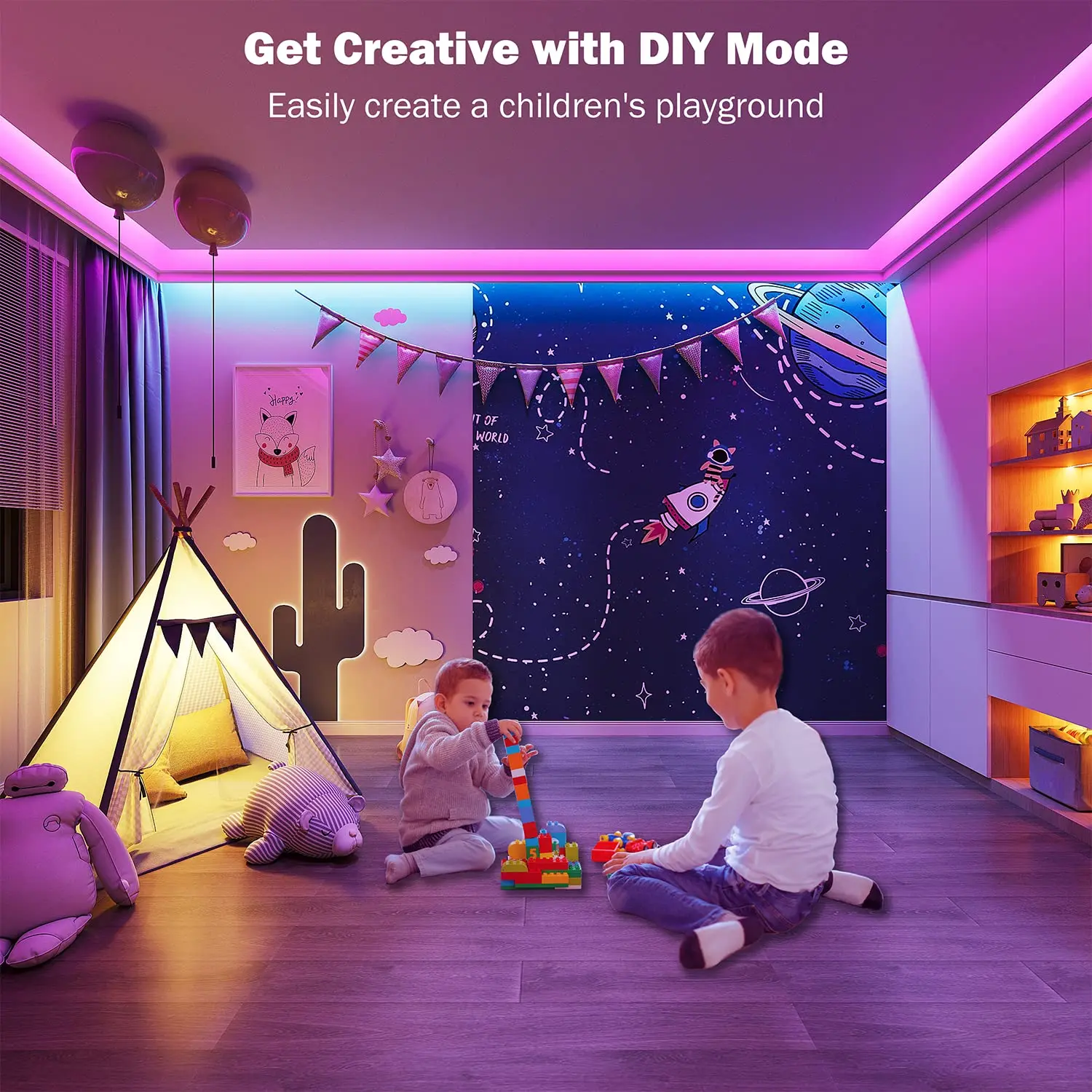 1-40M Luci di striscia a LED RGB 5V 5050 USB Bluetooth App Nastro di controllo Nastro flessibile Diodo Nastro Luces per TV Camera da letto Festa in giardino