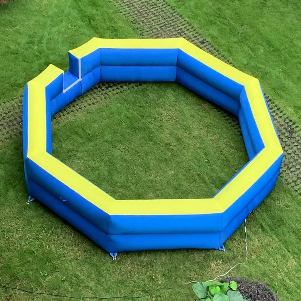 Gaga Ball Pit Opblaasbare 15ft Met Ingebouwde Blower, Draagbare Gaga Pit Voor Indoor Outdoor School Familie Activiteiten Gemakkelijk Te Installeren