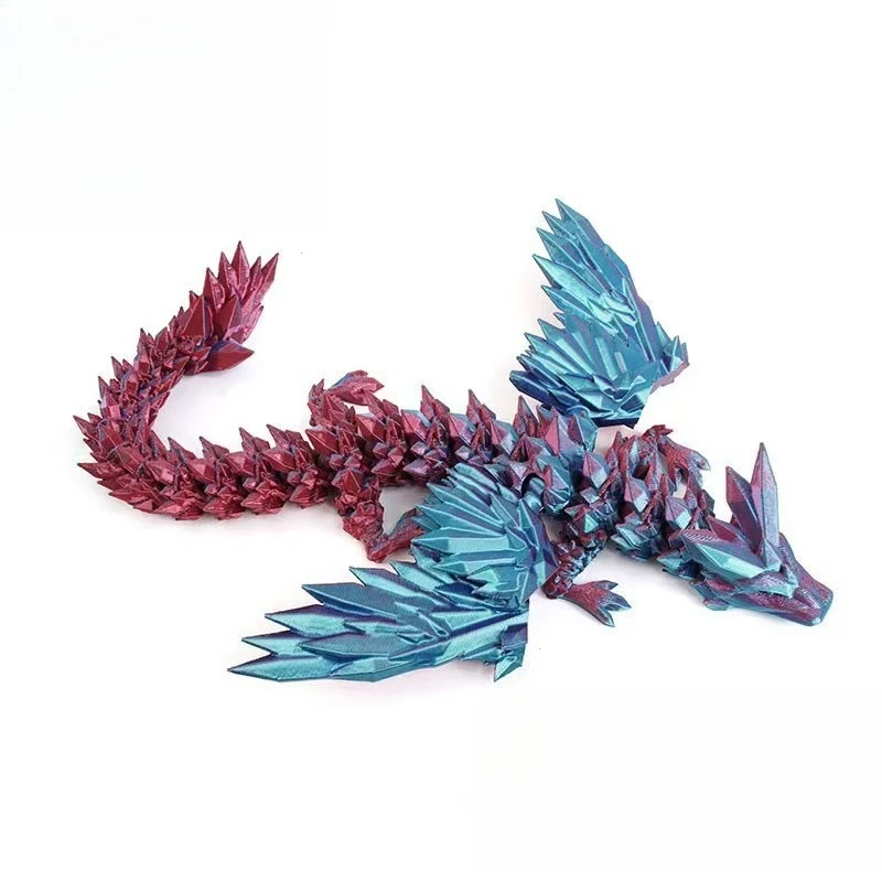 15cm 3D-Gedruckter Drache mit Beweglichen Flügeln Bewegliche Gelenke Fidget-Spielzeug Drehbares Gelenkspielzeug Büro-Schreibtisch-Dekoration Handwerk Geschenk – Detail 4