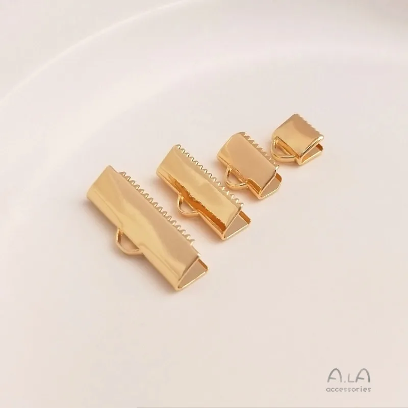 14K Copper-plated Gold Horse Clip Buckle Horse Boy Buckle Handmade DIY Closing Buckle Webbing Clip Jewelry Accessories