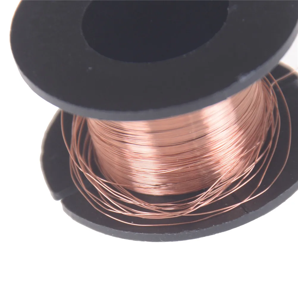 11m/roll 0.1mm Diameter Varnished Wire Thin Copper Wire DIY Rotor Enamelled Wire DIY Electromagnet Technology Making Accessories