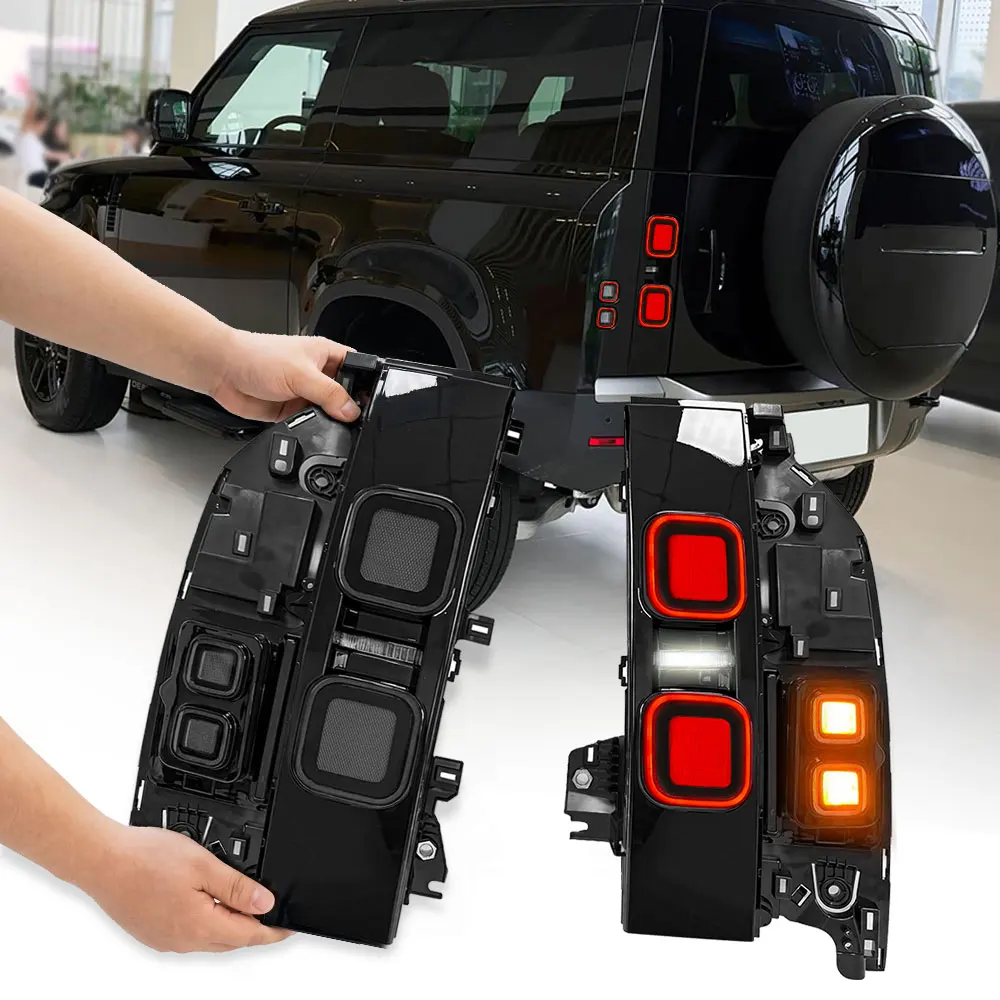 Upgrade Smoked Tail Light Assembly LR181022/LR147948/LR133582 LR181021/LR147945/LR133580 for land rover defender 2020-2026