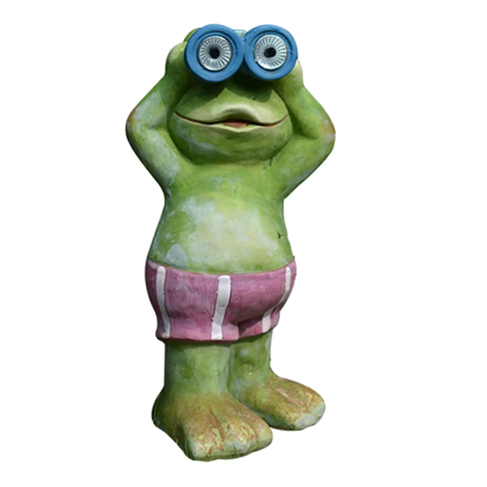 Garden Lights Frog Solar Powered Stakes Figure for Exterior Balcony Patio