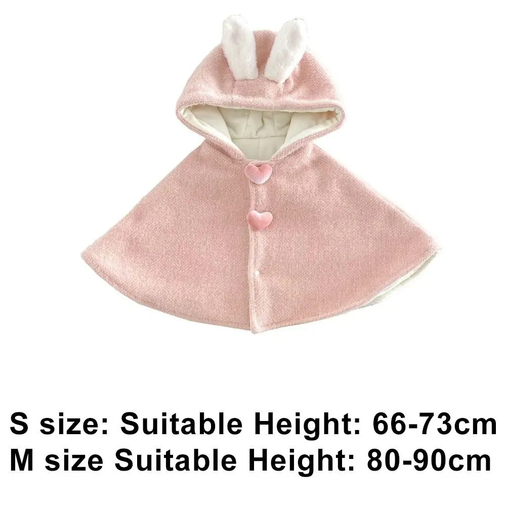 عباءة أطفال متينة دافئة بغطاء للرأس من الصوف للأميرة للفتيات للشتاء من عمر 0 إلى 1 سنة سترة ثلج عصرية #6