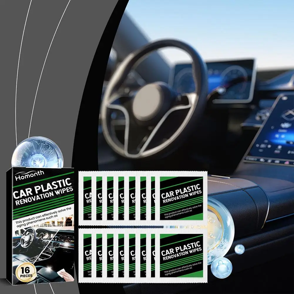 

Automotive Plastic Refurbished Wipes For Cleaning And Refurbishing Car Interiors Portable Wipes 2ml Water Seat H0X4