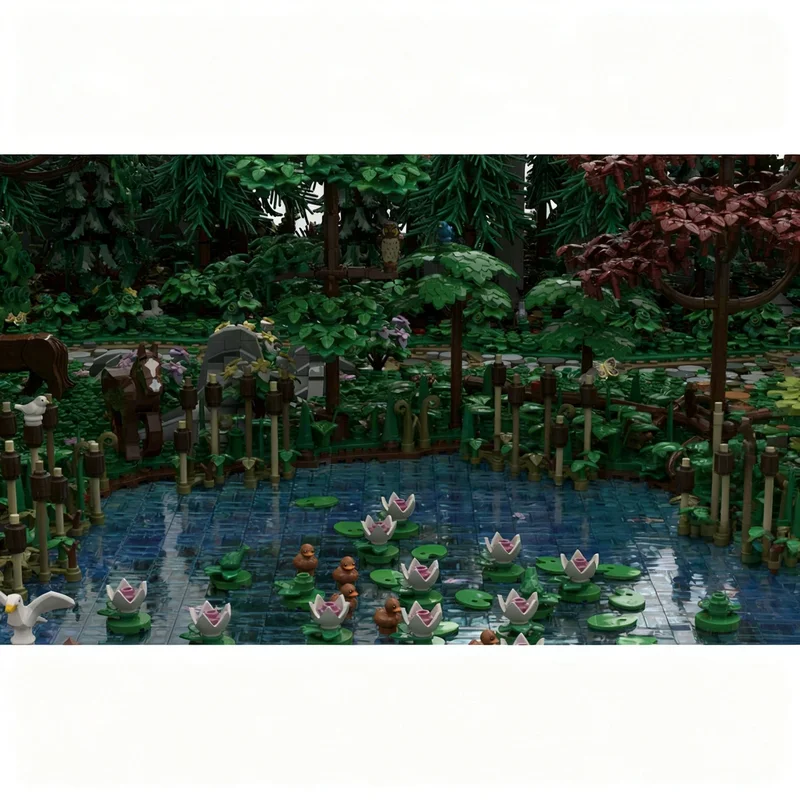 50971pcs MOC Landscape Expansion 1 Bundle - Castle Hohengeroldseck Model Building Blocks Construction Christmas Gift Toy DIY 3D