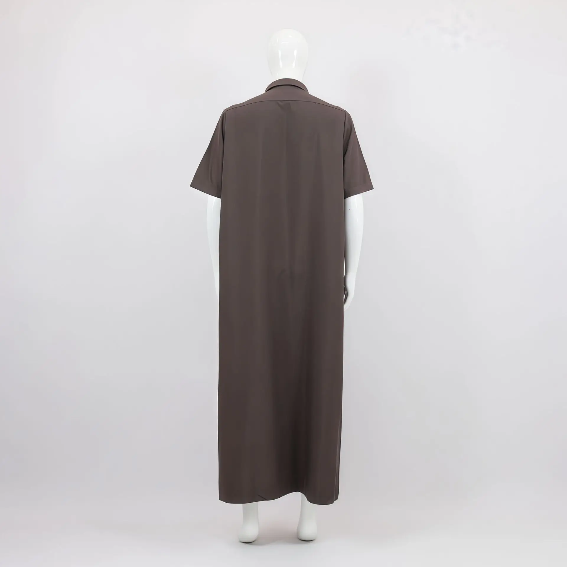 Eid Saudi Arabisch Herren Robe Kurzarm Jubba Thobe Muslimische Männer Kleid Abaya Türkei Kaftan Islam Kleidung Gebet Daffah Dishdasha
