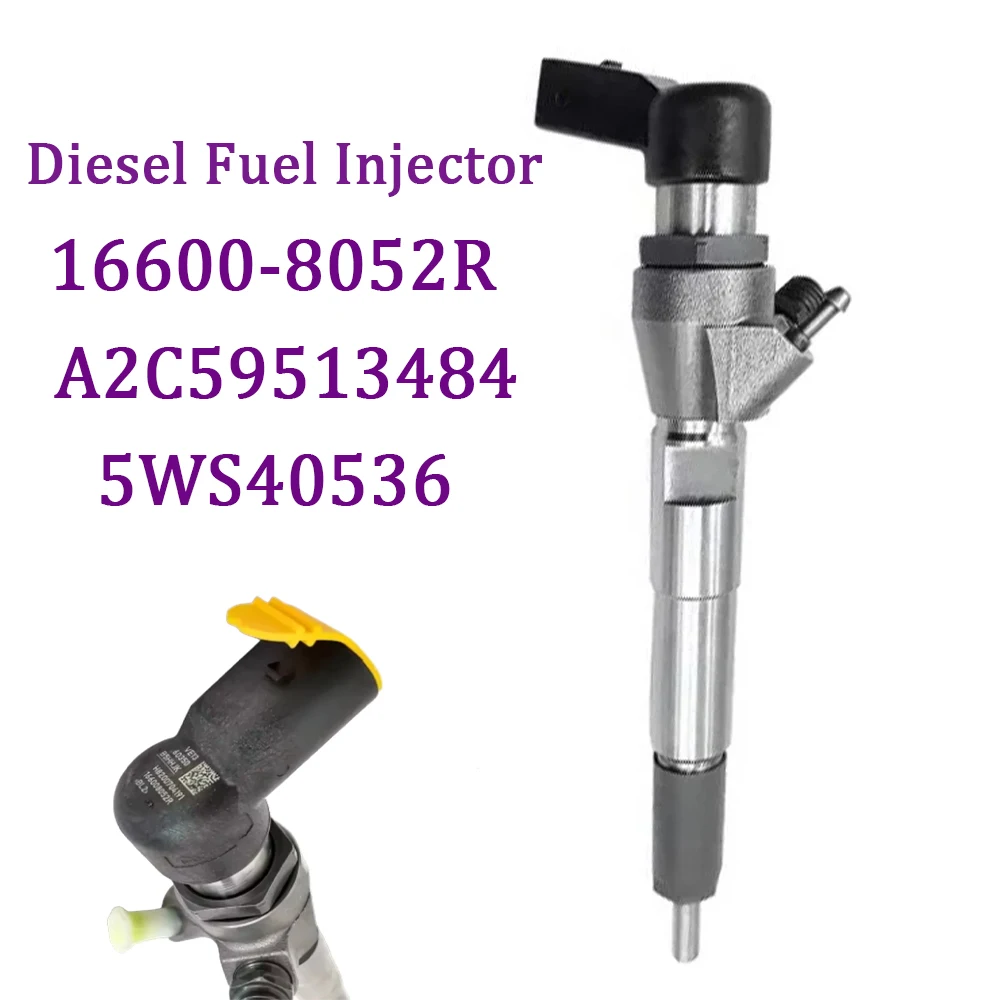 16600-8052R A2C59513484 5WS40536 166008052R Per Dacia Nissan Renault 1.5 Dci Nuovo Iniettore di Carburante Diesel Ricambi Auto