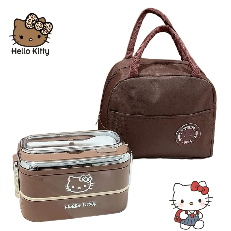 Sanrio Hello Kitty cartoon schattige chocolade bento box creatief zoet voor studenten thuiskantoor draagbare lunchbox fruitbox cadeau