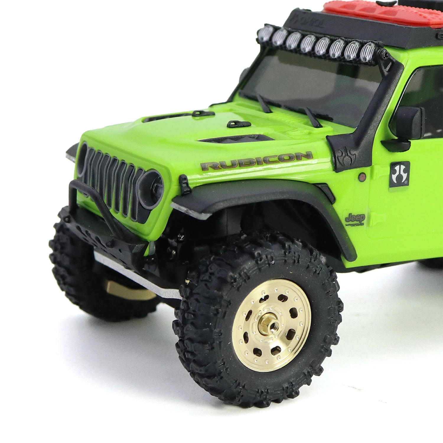 0.7 Inch Soft Rubber Tires 33×13mm With Foam Inserts for 1/30 Scale RC Crawler Axial SCX30 Micro Crawler