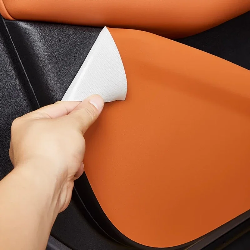 Door Anti-kick Pad EV Special Car Door Panel Anti-scratch Leather Pad For BYD Sealion 7 Door Protective Pad Interior Accessories