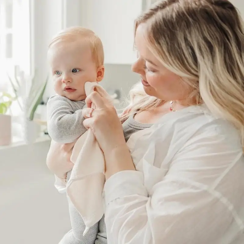 

4Pcs Cotton Newborns Washcloths Breathable Baby Saliva Towels For Sensitive Skin And Multipurpose Use A2UB