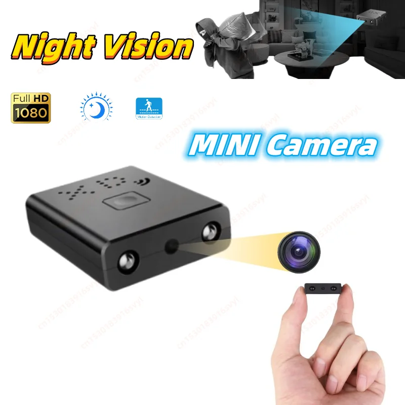 Minicámara HD de 1080P, videocámara con Wifi, Ip, visión remota, IR-CUT, visión nocturna, grabadora de vídeo DV, videocámara invisible