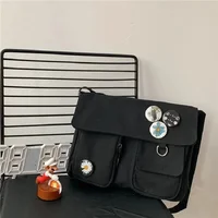 Xierya Women Canvas Messenger Bag Youth Ladies Fashion Shoulder Bag Student Large Capacity Female Crossbody Bags Woman Packet - Image 2