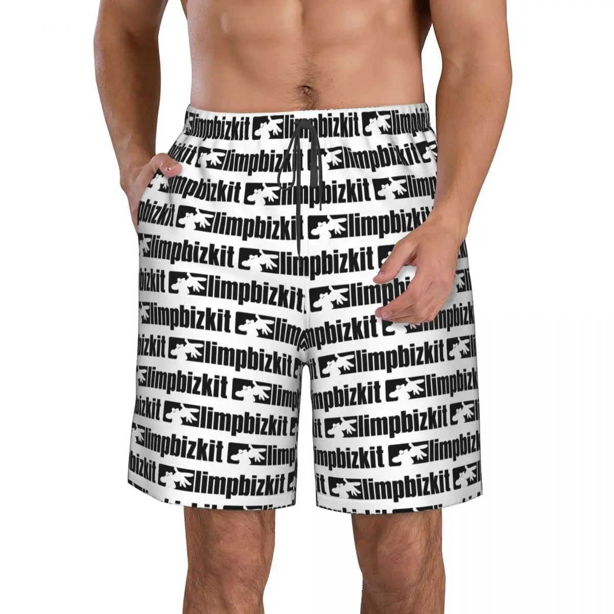 Limp Bizkit Trunks Beach Board Shorts Casual Quick Dry Swim Summer Men Pants