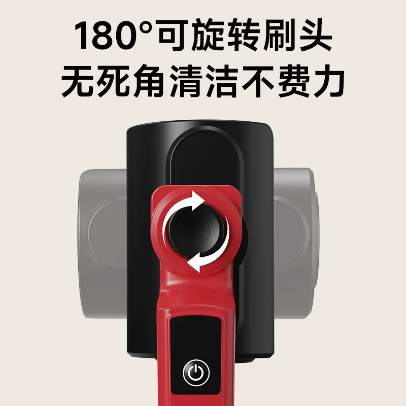 Electric BBQ Cleaning Brush 180 Degree Wireless Stainless Steel Roller Grill Brush For Household Barbecue