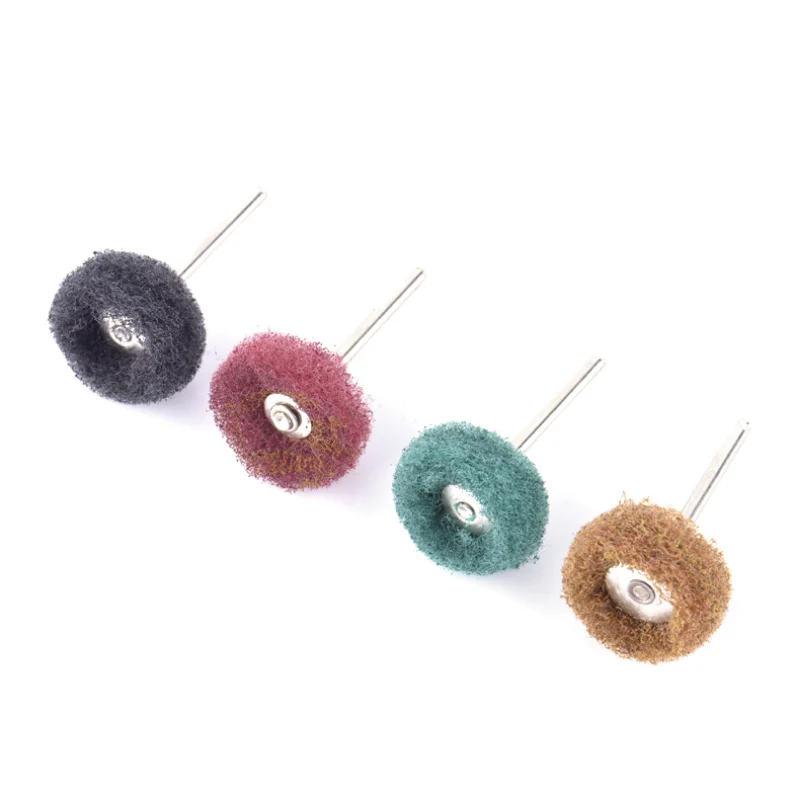 

Mini Drill Abrasive Brush Nylon Buffing Polishing Wheel with 3mm/2.35mm Shank for Dremel Rotary Tool Accessories Set