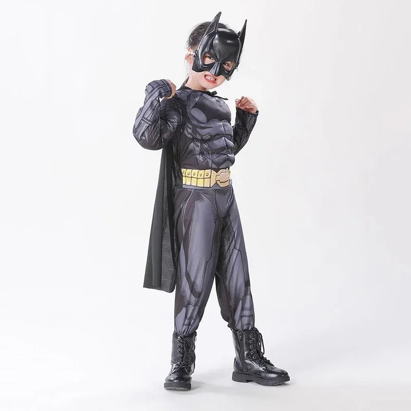 أنيمي خارقة باتمانز تأثيري العضلات زي باتما Zentai حللا ارتداءها دعوى هالوين أزياء تنكرية #3