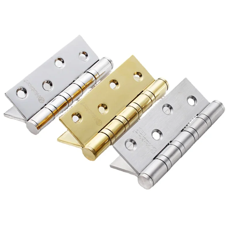 2PCS Black Iron Door Hinges Furniture Hardware Butt Hinges for Window Cabinet Drawer Dresser with Screws Home Repair Tools