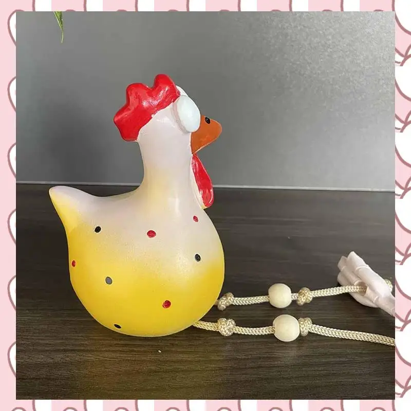 

HHTL Resin Rooster Outdoor Statues Funny, Waterproof And Does Not Fade Suitable Courtyard, Garden, Balcony Decoration Black Dura