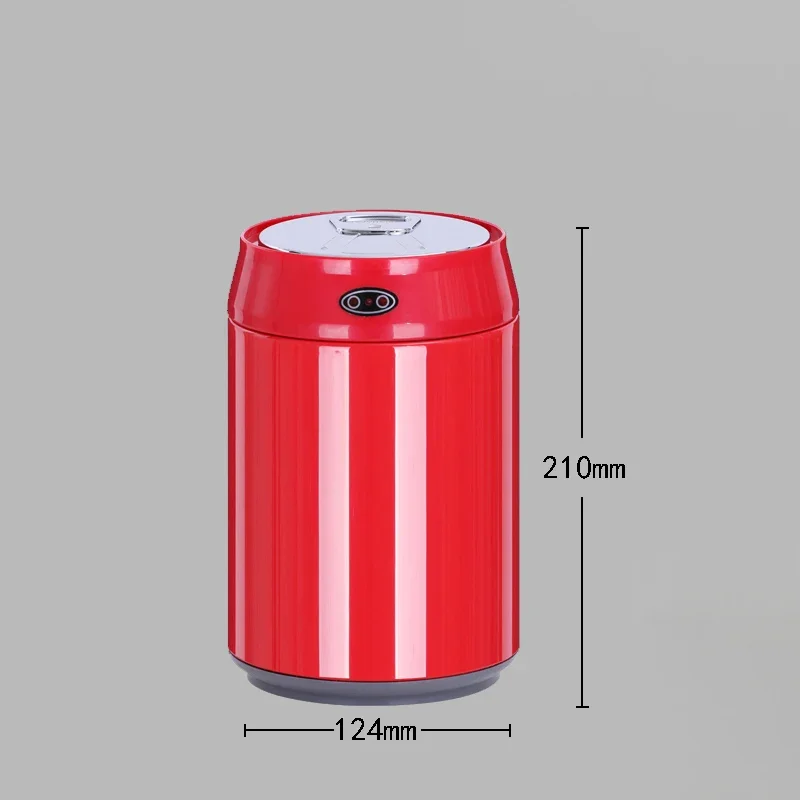 2024 Smart Induction Trash Can Desktop Creative Stainless Steel Car Popular Mini Can Bin Bote Para Basura Cubo De Basura Lixeira