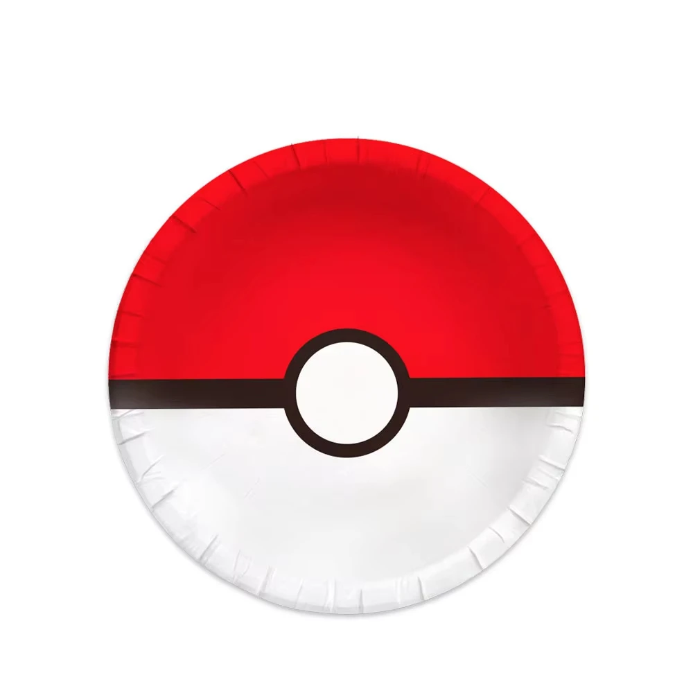 Pokemon Geburtstag Party Einweg Party Platten Pikachu Thema Tischdecke Charakter Ballon Geburtstag Dekoration Baby Dusche Suppli – Detail 4