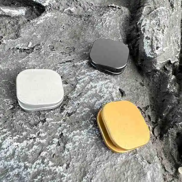 Giocattoli Fidget trasparenti a forma quadrata per adulti Moneta in metallo Fidget Cliker Cursore magnetico Fidget Sollievo dallo stress ADHD Autismo Giocattoli EDC