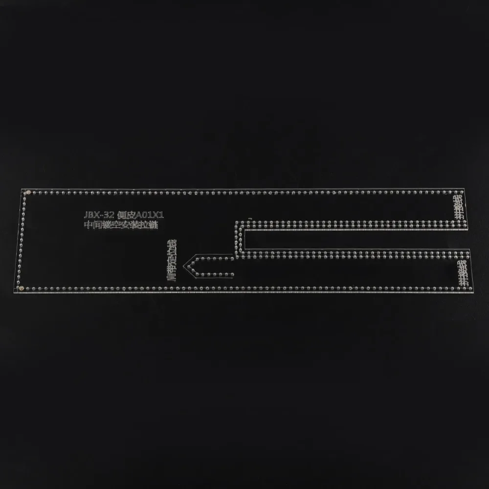 

Прозрачный акриловый трафарет-шаблон для винтажных круглых сумок, шаблон для кожаных изделий, стильные узоры, инструмент для рукоделия DIY