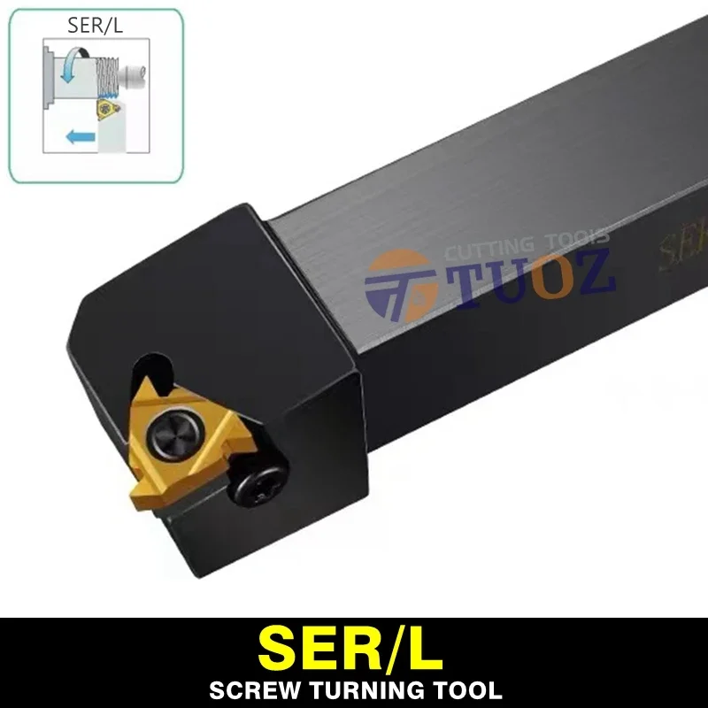 SER SEL SER1010H11 SER1212H11 SER1616H11 SEL1010H11 SEL1212H11 SEL1616H11 10mm 12mm 16mm CNC Holder Threading  Turning Tools