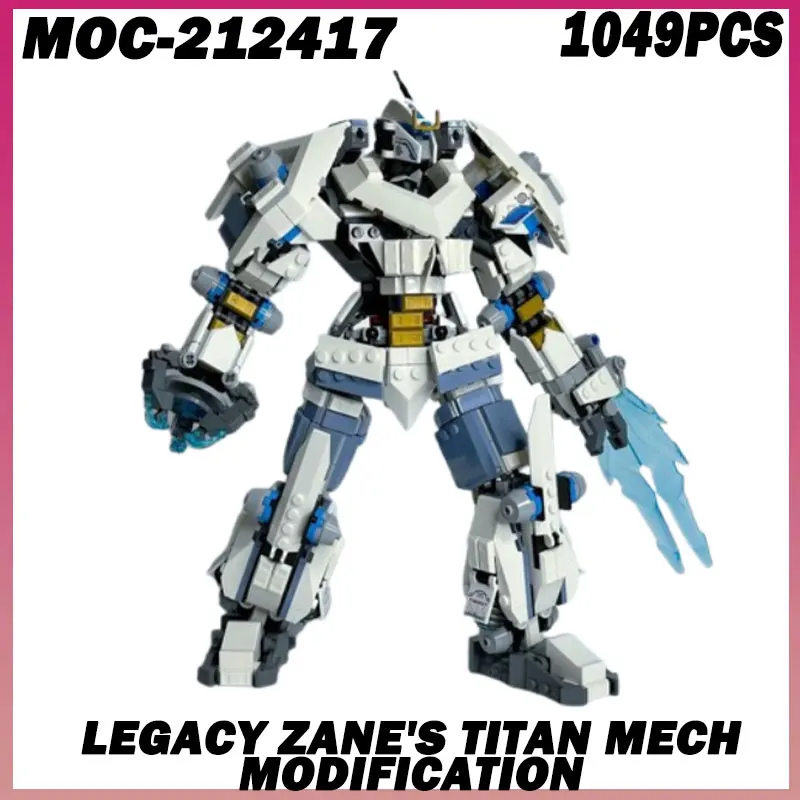 1049 STKS MOC- 212417    Legacy Zane's Titan Mech Mech Super Armor Robotfiguren Bouwstenen Kit Bricks Klassiek filmmodel