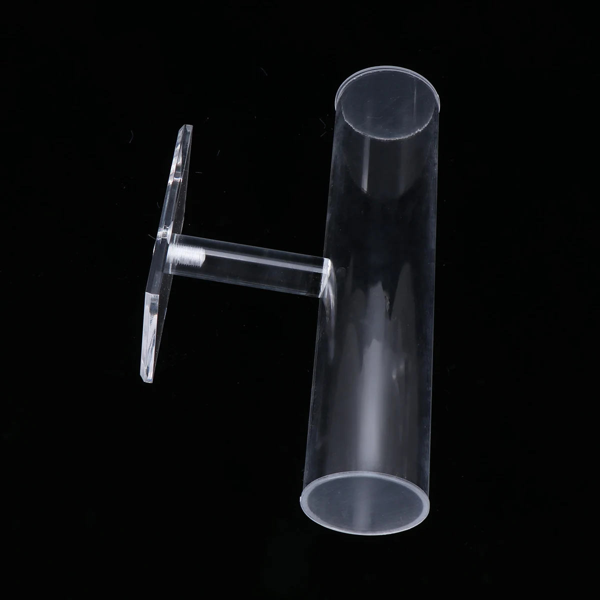 

Transparent Acrylic Bracelet Display Rack Lightweight T Shape Jewelry Organizer Stand for Bangles Watches Store Display