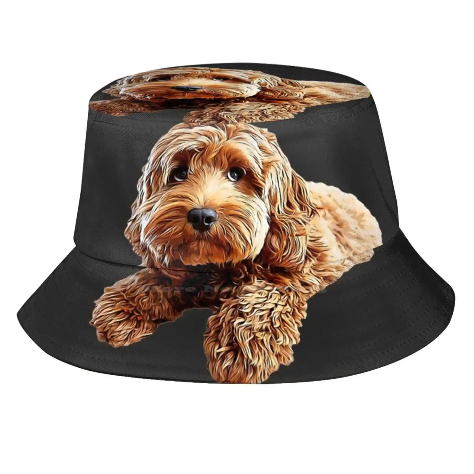 Doodle Cockerpoo Cockapoo Spoodle Cute Puppy Dog Sun Cap Fisherman Hat Bucket Hats Spoodle Cocker Spaniel Cockepoos Cockerpoos