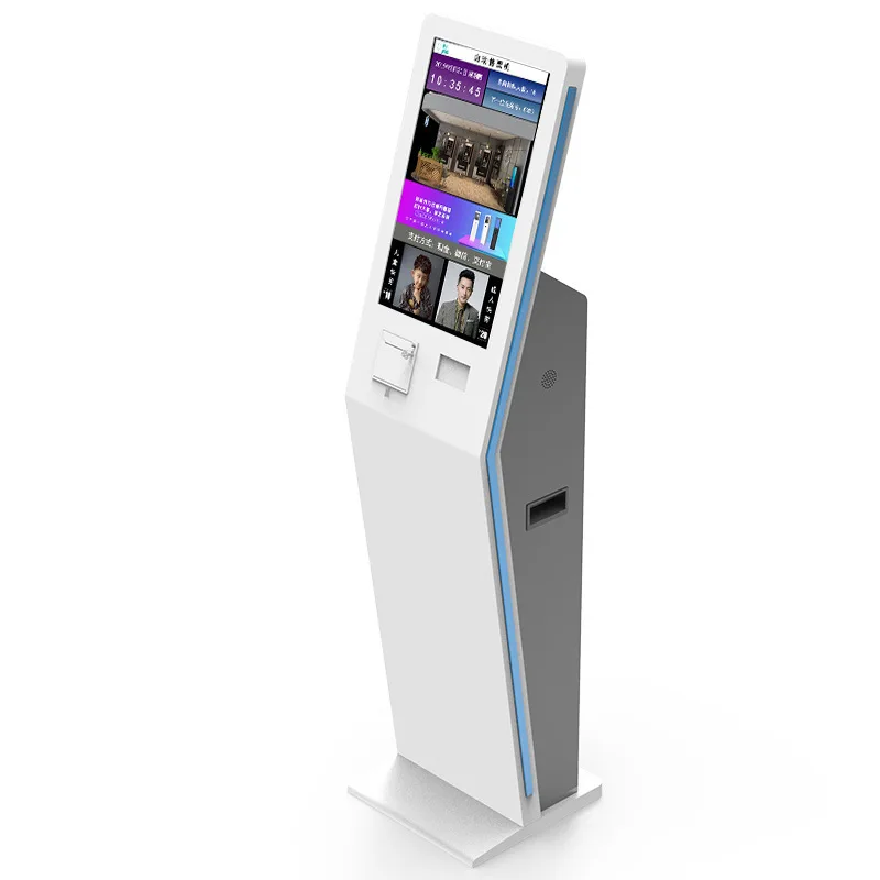 

Factory R&D Custom Any Size Electronic Touch Queue Management Kiosk Paper Report Self Pick For Elevator Use