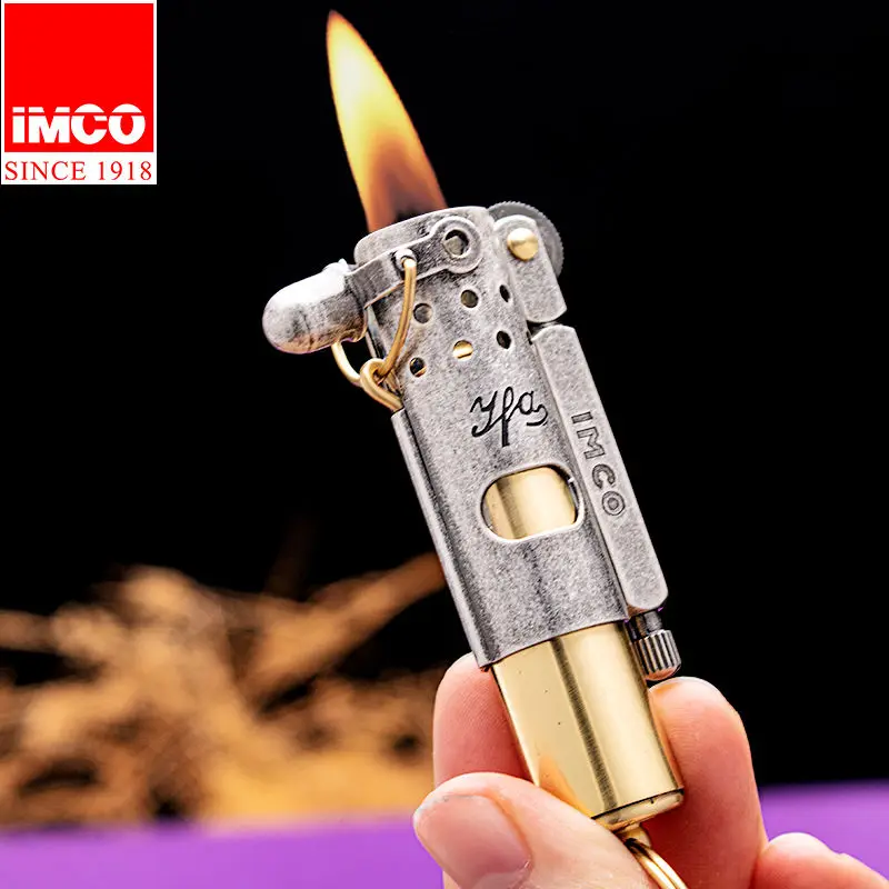 IMCO 5700 النحاس النقي خندق قضيب الكيروسين أخف شخصية الرجعية طبعة محدودة في الهواء الطلق يندبروف ولاعات أدوات التدخين