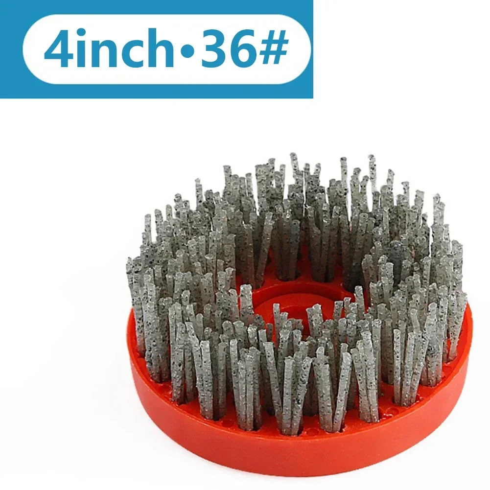 

High-Quality Nylon Brush Cleaning Tools Circular 4Inch Antique Abrasive Granite Polishing Nylon Silicon Carbon