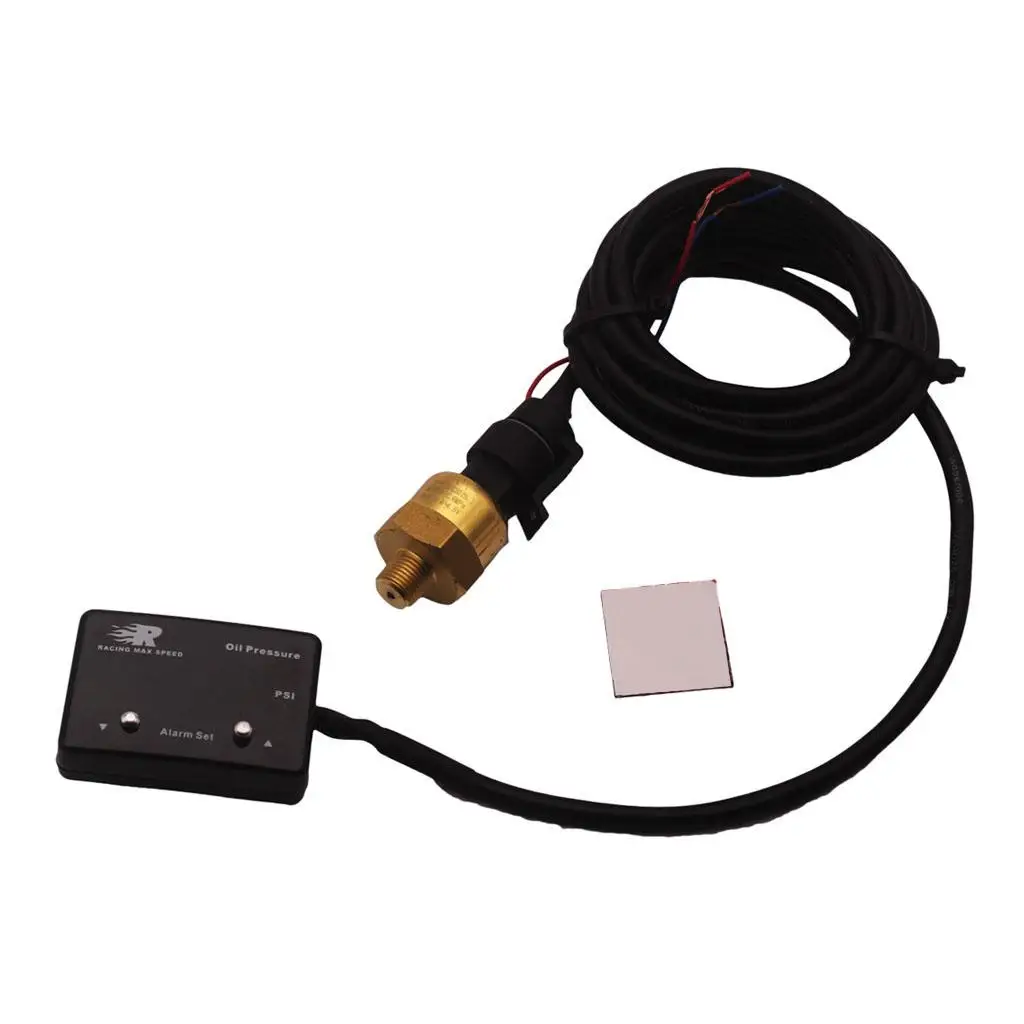 

Digital Oil Pressure Gauge Car Meter LED Display Pressure Sensor Automotive Oil Meter for Engine Monitoring