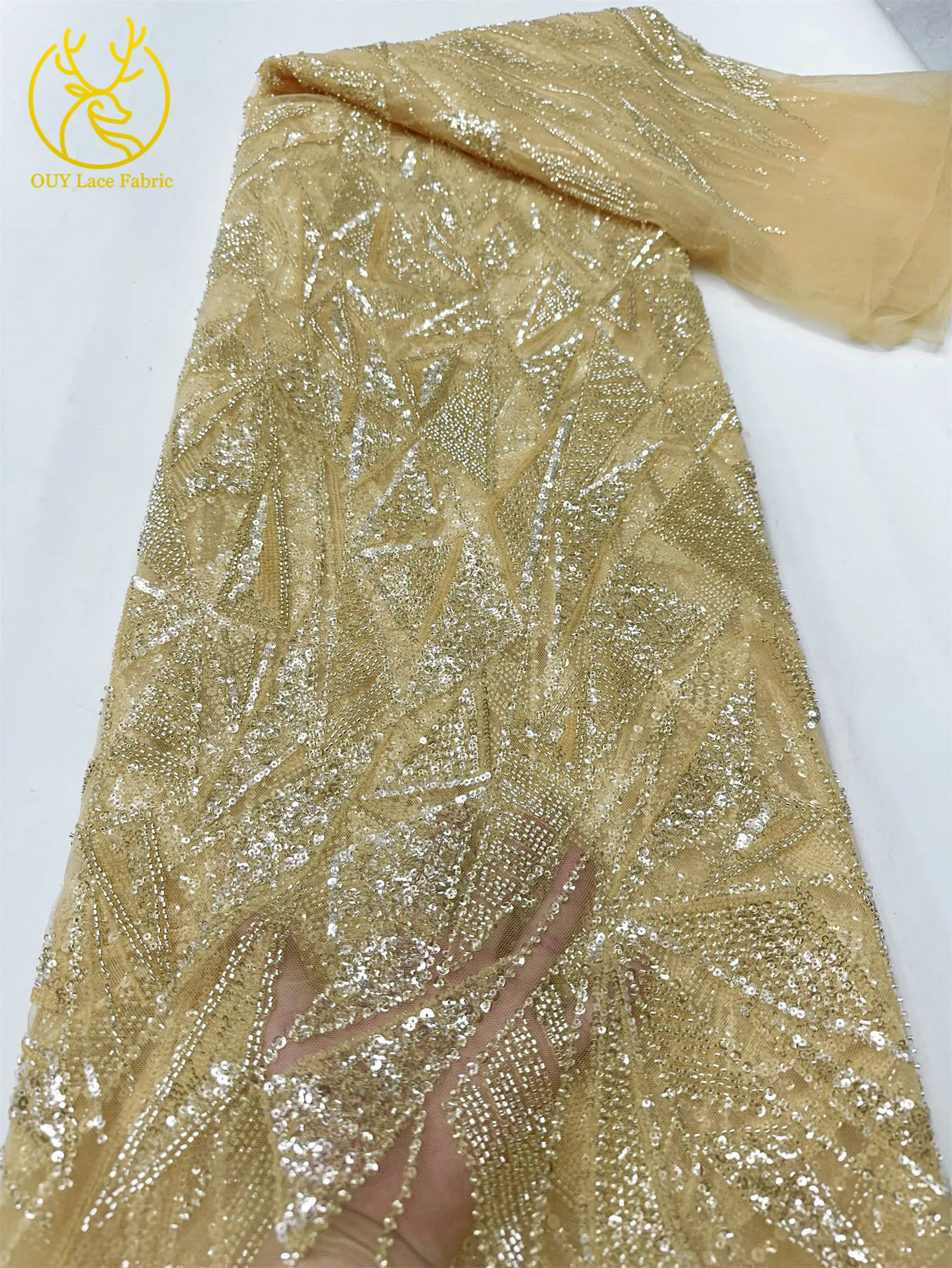 أحدث الترتر الأفريقي مطرز تول العريس أقمشة الدانتيل الفاخرة الفرنسية الترتر أقمشة الدانتيل النيجيري السيدات فساتين الحفلات الخياطة