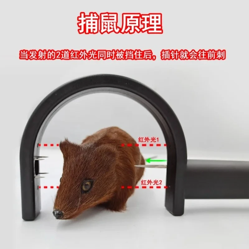 Infrared Automatic Electronic Rat Mouse Trap | Humane Pest Control Indoor Outdoor, Pet Safe, Non-Toxic