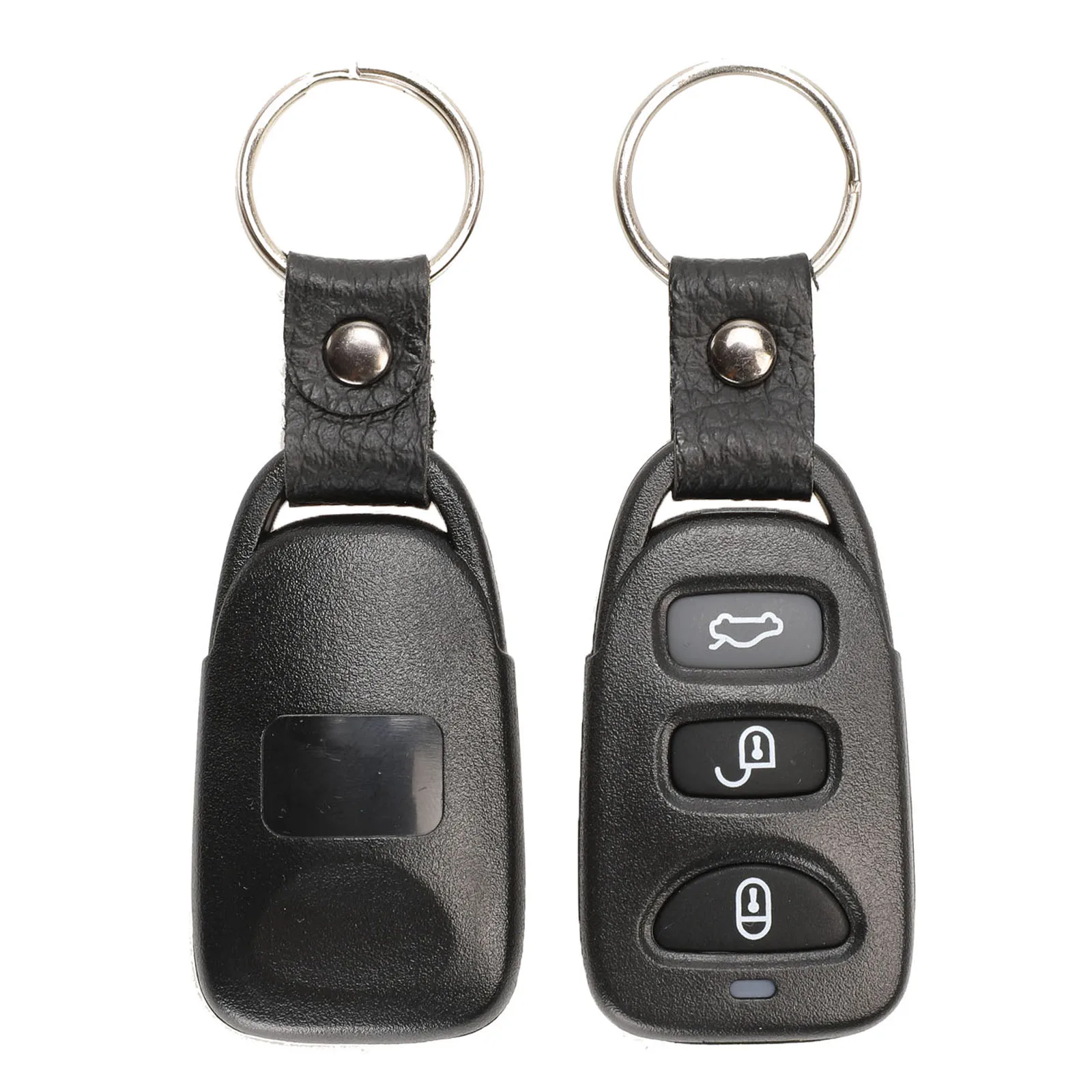 Jingyuqin Remote Car Key Shell Fob Case 2 +1 Panic For Hyundai Tucson Elantra Accent Sonata SANTA FE For Kia Carens 2/3/4 Button