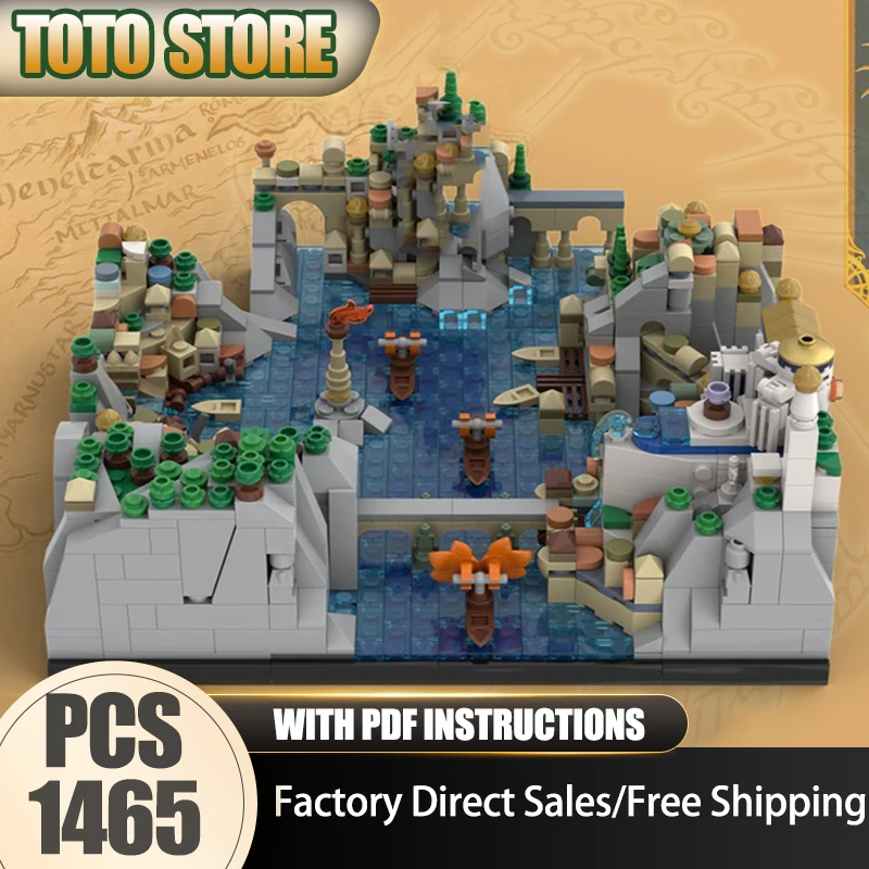 

Moc Строительные кирпичи Волшебные кольца Столичная модель Строительные технологии Модульная модель фильма Блоки Конструкторы Игрушки Праздничные подарки