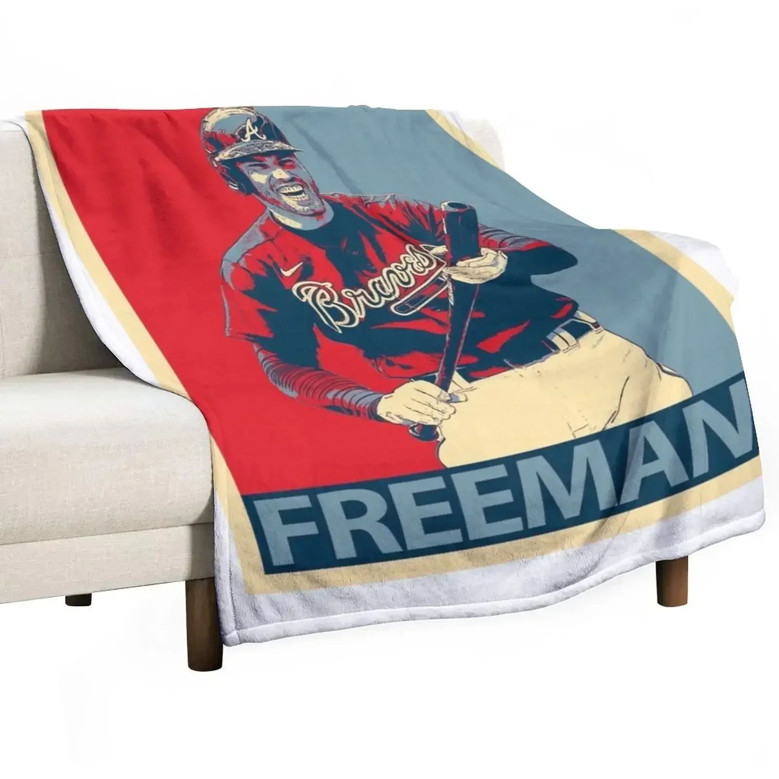 

freddie freeman design Throw Blanket Kid'S blankets ands Travel Blankets