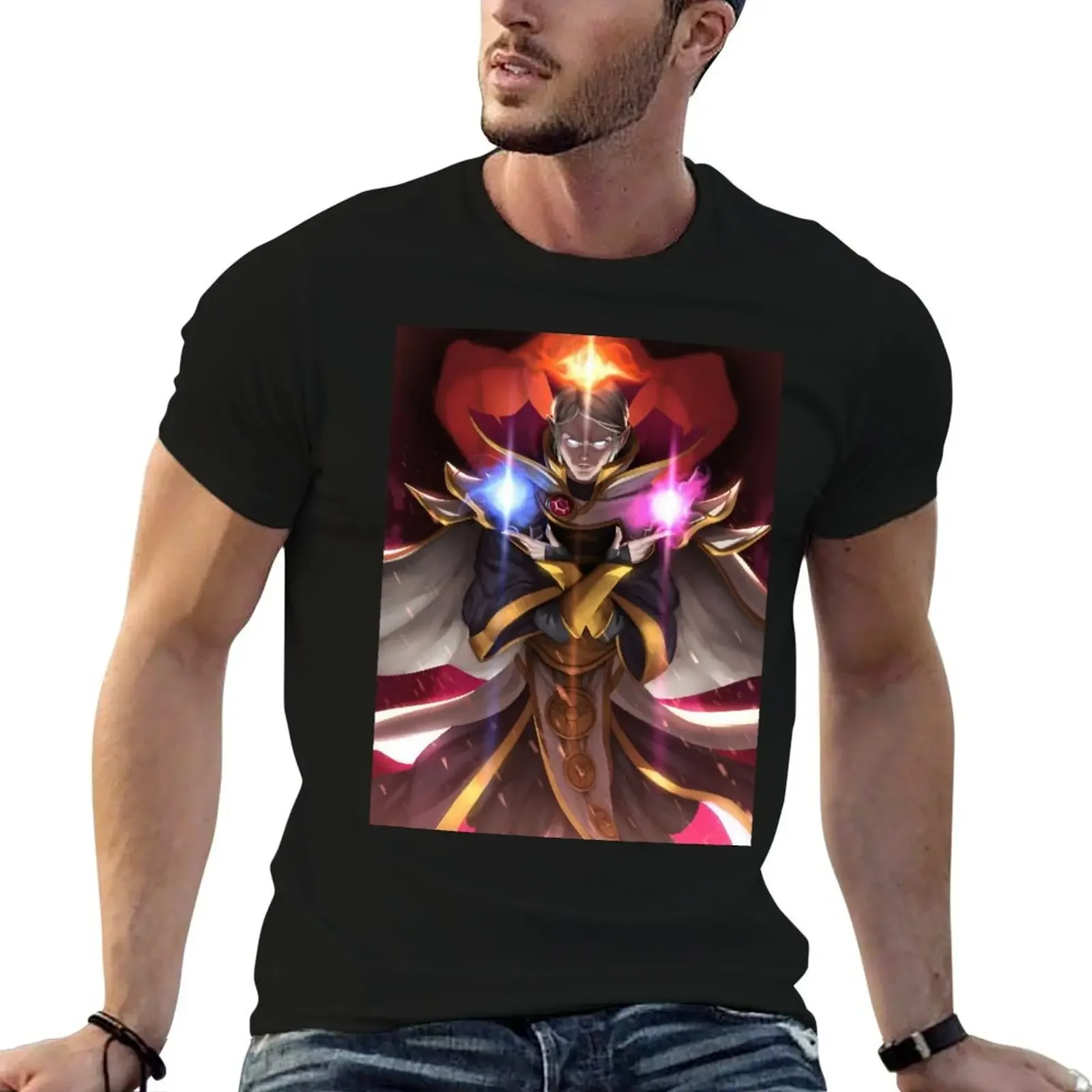 Dota 2 Invoker Art T-Shirt customs design your own plus sizes oversized t shirt men