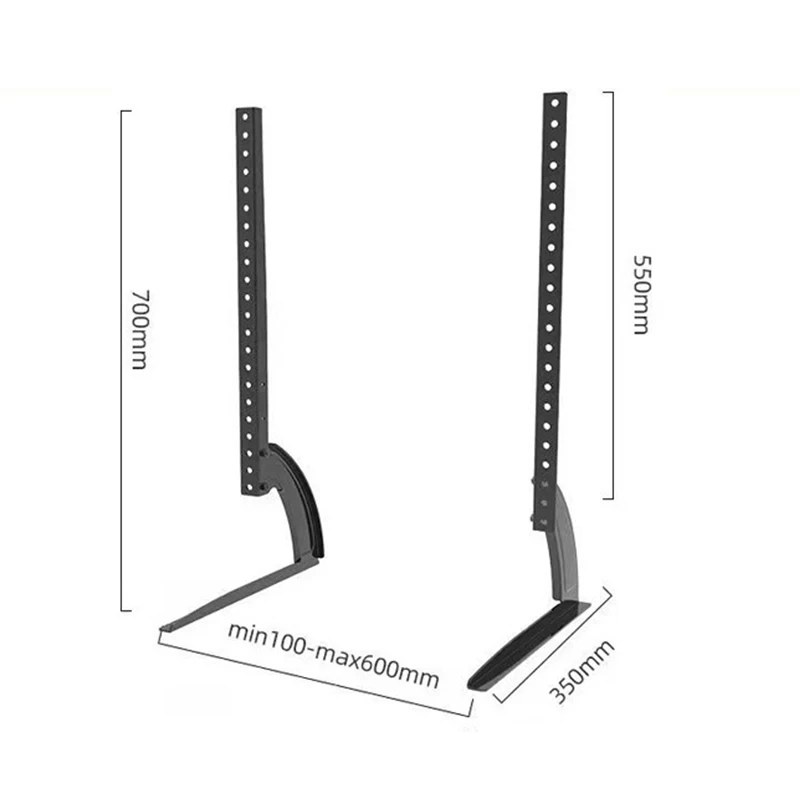 Universal Table Top TV Stand Pedestal For 32-70 Inch LCD/LED/Plasma TVs, TV Stand Legs For Screen Monitor Bracket