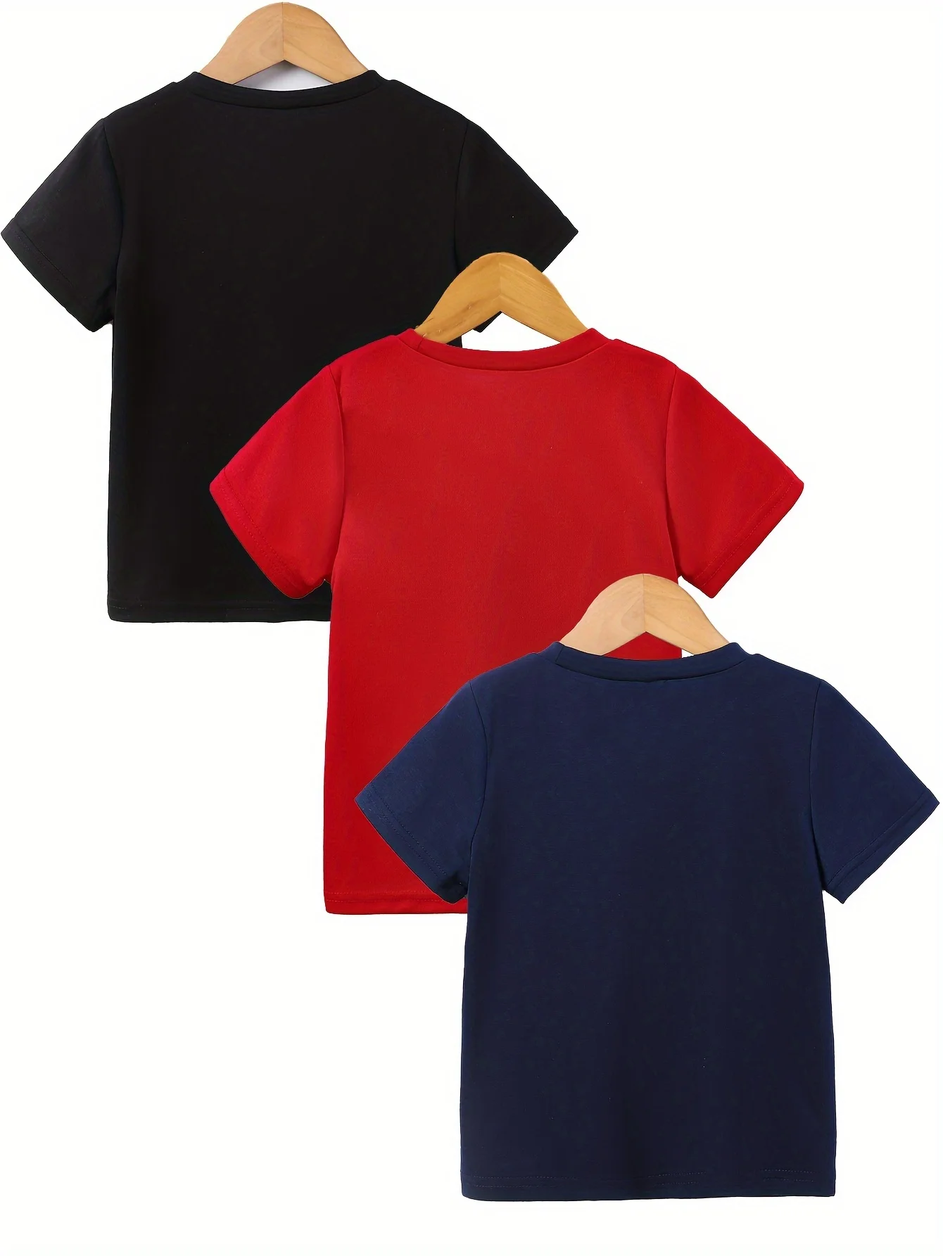 Brand Boys Kids Summer Short Sleeve T Shirt Palm Tree Print Vacation Casual 3 Pack Toddler Holiday Outdoor Tee Top