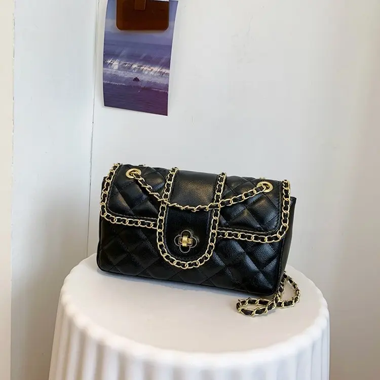 

Новая женская сумка-кроссбоди 2026 года: модная сумка через плечо с ромбовидным узором, премиум-класса