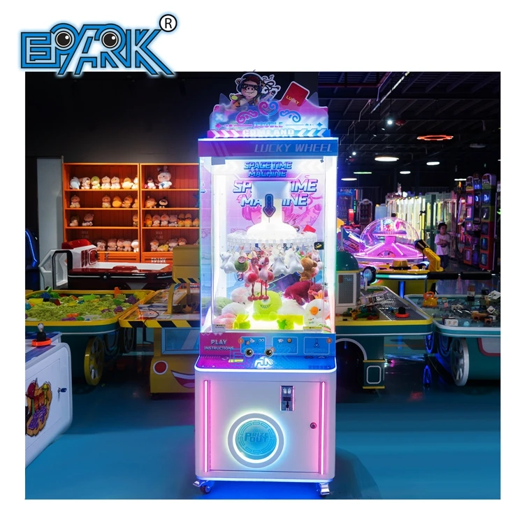 Máquina de juego de regalo para parque de atracciones, equipo, centro de juegos, máquina de juego que funciona con monedas, máquina con clip