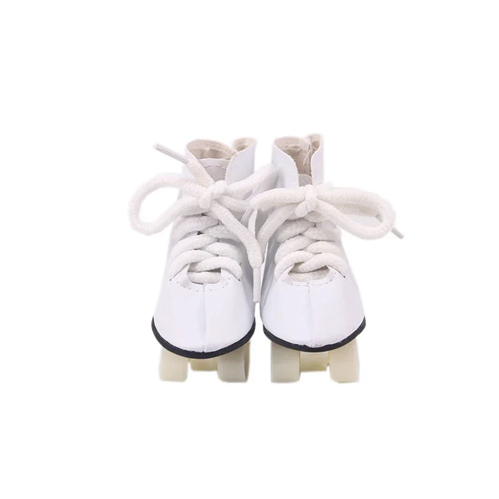 18 Inch American Girl Doll Accessories, Ice Skates, Doll Toys, Pulley Shoes, Strap Roller Skates